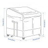 IKEA VATTERSO Ящик для зберігання, огр, темно-сірий, 78x72x79 см (005.629.05) - зображення 7