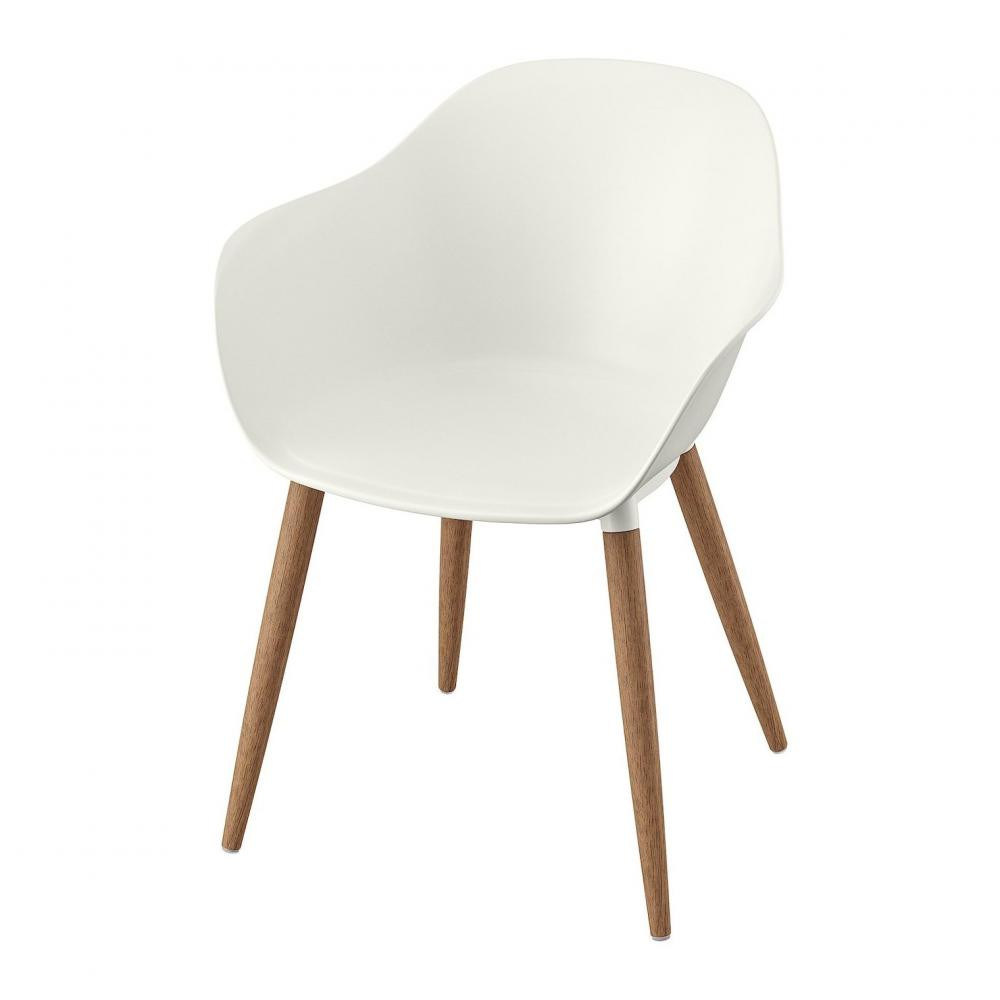 IKEA GRONSTA Крісло з підлокітниками, в/в, біле (905.578.86) - зображення 1
