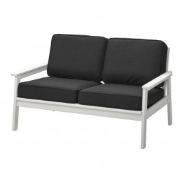 IKEA BONDHOLMEN 2-місний диван вуличний білий/бежевий/Jarpon/Duvholmen антрацит (895.497.60)