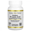 California Gold Nutrition R-Ліпоєва Кислота, Stabilized R-Lipoic Acid, , 30 вегетаріанських капсул - зображення 1
