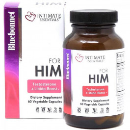 Bluebonnet Nutrition Комплекс Для Нього, Intimate Essentials For Him, Testosterone, Libido Boost, , 60 капсул