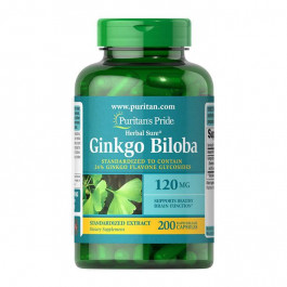 Puritan's Pride Ginkgo Biloba 120 mg 200 капсул