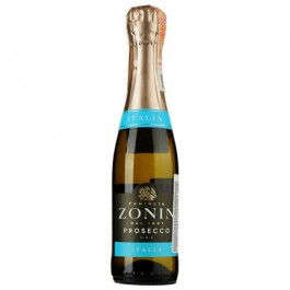 Zonin Вино игристое Prosecco DOC brut белое сухое 0.2 л 11% (8002235007900)