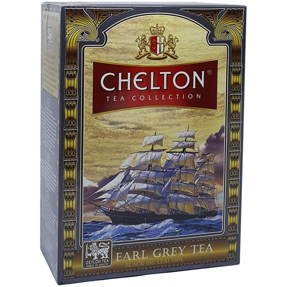 Chelton Чай чорний  Earl Grey крупнолистовий, 100 г (4791038683155) - зображення 1