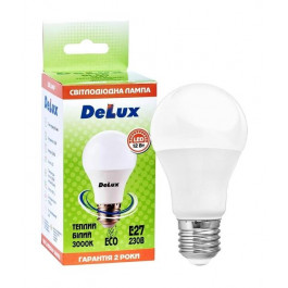 DeLux LED BL60 12W 3000K 220V E27 2 шт (90016864)