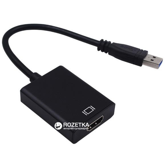 VALUE USB to HDMI Black (S0697) - зображення 1
