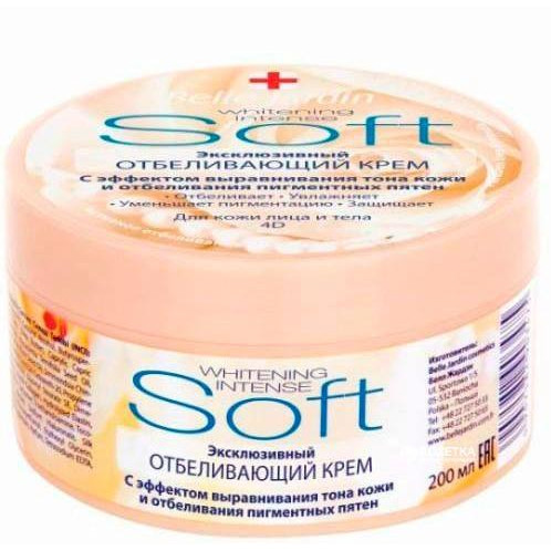 Belle Jardin Cosmetics Крем лица и тела отбеливающий  Soft Whitening Intense Cream 4в1 200 мл (5907582903505) - зображення 1