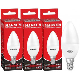 Magnum LED BL 37B 6.5Вт 4100K 220В E14 3 шт (90020145)