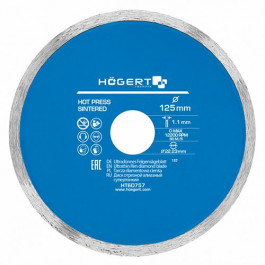 HOEGERT 125х22,23х1,1 мм (HT6D757)