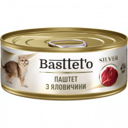Basttet`o Silver паштет з яловичини 85 г (4820185492539)