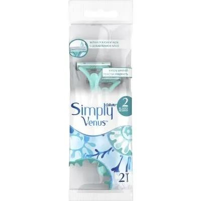 Gillette Бритва без змінних картриджів  Venus Simply 2 2шт - зображення 1