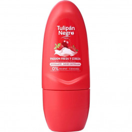 Tulipan Negro Кульковий дезодорант  Полуниця та вишня 50 мл (8410751094258)