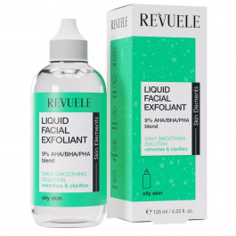 Revuele Делікатний пілінг для обличчя  Liquid Facial Exfoliant 9% AHA/BHA/PHA blend для жирної шкіри 125 мл 