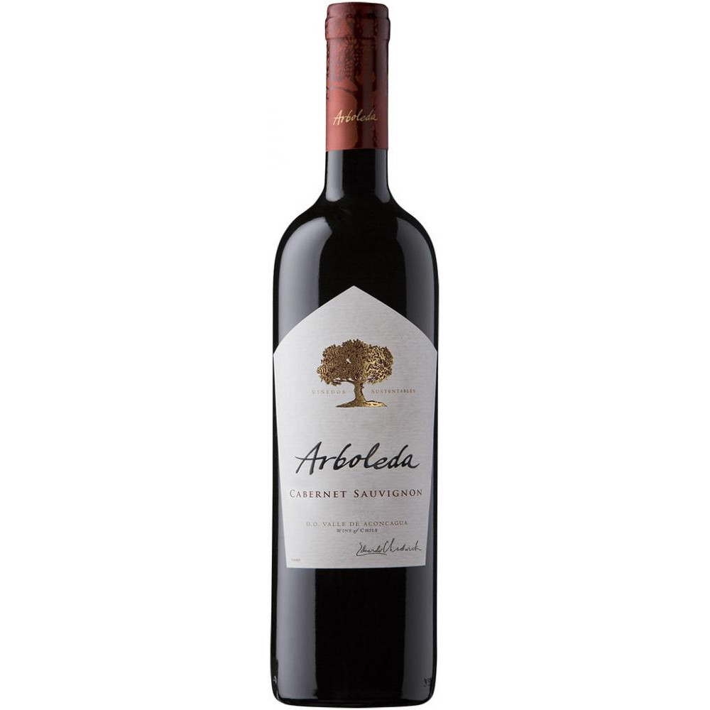 Arboleda Вино  Cabernet Sauvignon 0,75 л сухе тихе червоне (7804304105422) - зображення 1