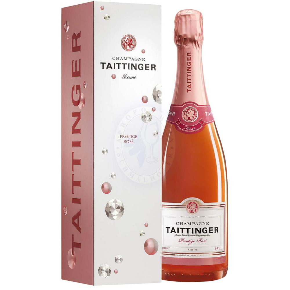 Taittinger Шампанське  Prestige Rose, рожеве, брют, 12,5%, 0,75 л (5514) (3016570002716) - зображення 1