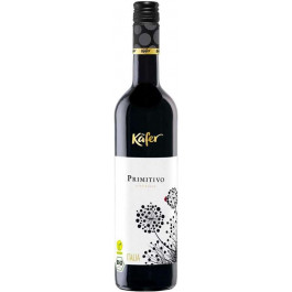 Peter Mertes Вино  Kafer Primitivo Organic 0,75 л сухе тихе червоне (4003301074288)