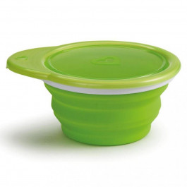 Munchkin Тарелка дорожная Go Bowl зеленый (012377.03)