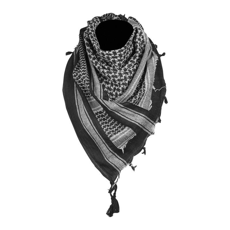 Mil-Tec Арафатка захисний шарф  - Black/White (12619500) - зображення 1