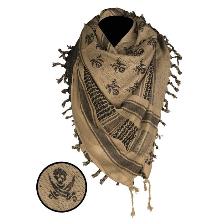 Mil-Tec Арафатка захисний шарф  Skull - Coyote/Black (12609105) - зображення 1