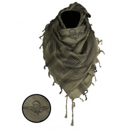 Mil-Tec Арафатка захисний шарф  Paratrooper - Olive/Black (12609301)