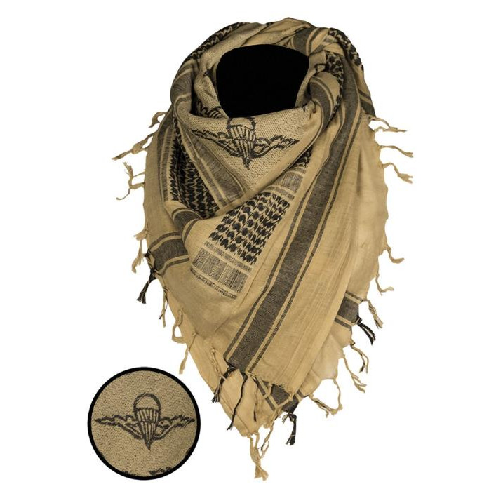 Mil-Tec Арафатка захисний шарф  Paratrooper - Coyote/Black (12609305) - зображення 1