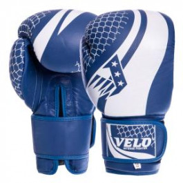 Velo Перчатки боксерские VL-2224 10oz, синий