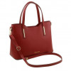 Tuscany Leather Жіноча шкіряна сумка червоного кольору OLIMPIA  TL141412 Red - зображення 2