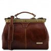 Tuscany Leather Жіноча коричнева шкіряна сумка-саквояж  TL10038 Brown - зображення 1