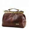 Tuscany Leather Жіноча коричнева шкіряна сумка-саквояж  TL10038 Brown - зображення 3