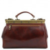 Tuscany Leather Жіноча коричнева шкіряна сумка-саквояж  TL10038 Brown - зображення 4