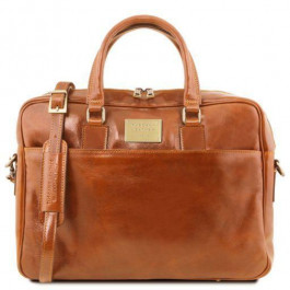 Tuscany Leather Світло-коричнева сумка під ноутбук URBINO  TL141241 Med
