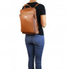 Tuscany Leather Большая кожаная сумка-рюкзак женская  TL141682 Black - зображення 7