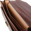 Tuscany Leather Чёрный итальянский портфель из натуральной кожи  TL141348 Black - зображення 4