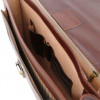 Tuscany Leather Чёрный итальянский портфель из натуральной кожи  TL141348 Black - зображення 5