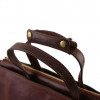 Tuscany Leather Чёрный женский кожаный портфель  TL141343 Black - зображення 5