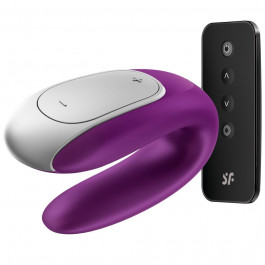 Satisfyer Double Fun Partner Vibrator, фиолетовый (4061504002460) (SO5059)