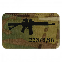   M-Tac Патч  AR-15 223/5.56 Laser Cut - Multicam/Black (51111802)