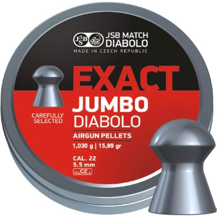 JSB Exact Jumbo 5.5 мм, 1.03 г, 250 шт. (46246-250) - зображення 1