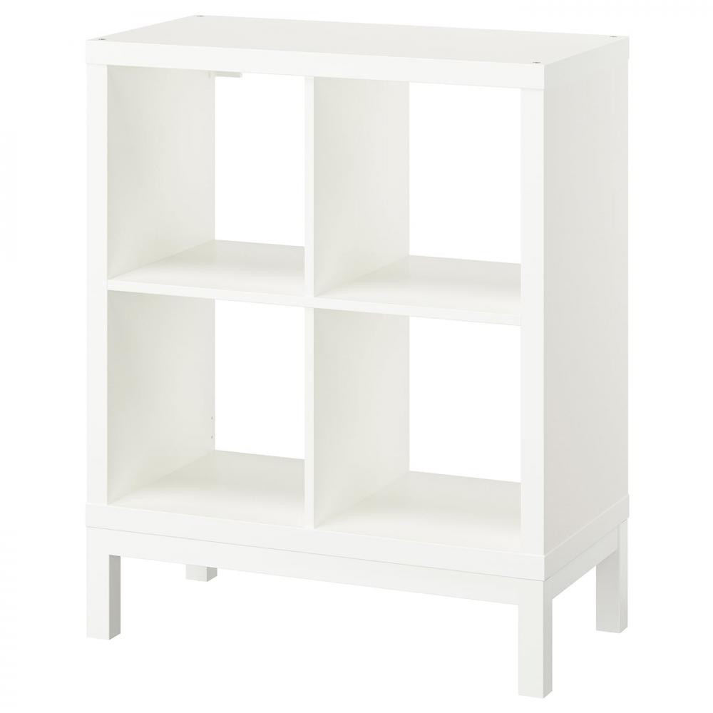 IKEA KALLAX Книжкова шафа білий/білий 77x94 (894.426.41) - зображення 1