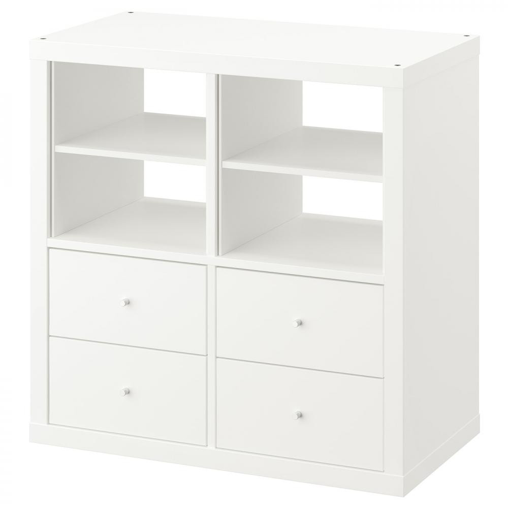IKEA KALLAX Книжкова шафа білий 77х77 (795.529.51) - зображення 1