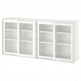 IKEA VIHALS Книжкова шафа біле/ 190x37x90 (895.212.09)