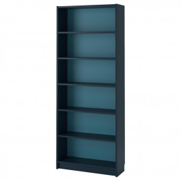 IKEA BILLY Книжкова шафа чорно-синій 80x28x202 (305.045.27)