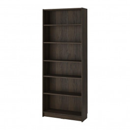 IKEA BILLY Книжкова шафа темно-коричнева дуб 80х28х202 (804.927.82)