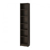 IKEA BILLY Книжкова шафа темно-коричнева дуб 40х28х202 (604.927.78) - зображення 1