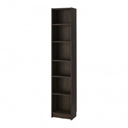 IKEA BILLY Книжкова шафа темно-коричнева дуб 40х28х202 (604.927.78)