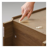 IKEA BILLY Книжкова шафа коричневий горіх 40x28x106 (105.086.25) - зображення 5