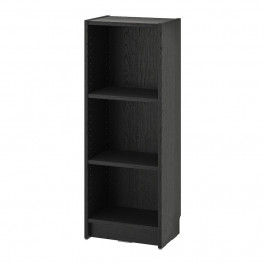 IKEA BILLY Книжкова шафа чорна дуб 40х28х106 (304.773.31)