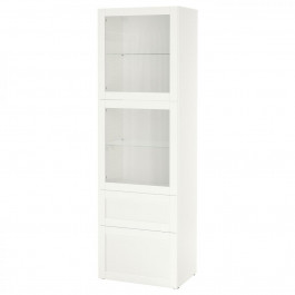 IKEA BESTA Книжкова шафа білий 60x42x193 (194.125.34)
