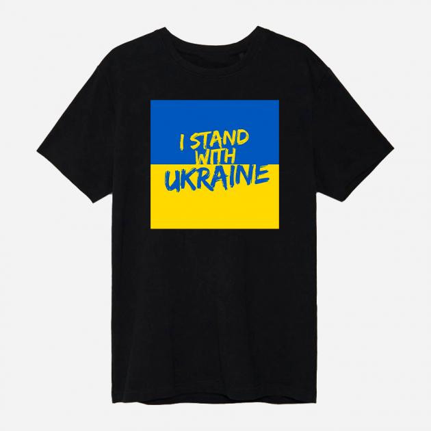 Love&Live Футболка жіноча  I stand with Ukraine-2 LLP01497 M Чорна (LL2000000335452) - зображення 1