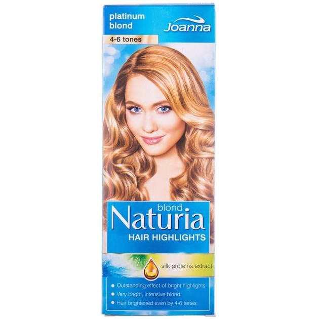 Joanna Блонд для прядей и балеяжа  Naturia Color Platinum Blond 4-6 тонов 100 г (5901018010751) - зображення 1